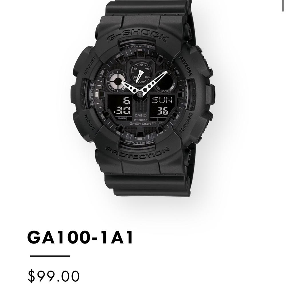 g-shock GA100-1A1 watch